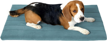 Dog Crate Bed, Orthopedic Dog Bed Pad with Waterproof Liner, Washable Crate Foam Pet Mat for Large, Medium, Puppy