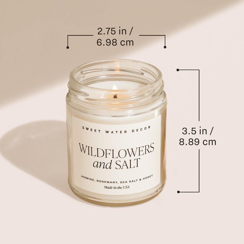 You Scented Candle, Non Toxic Soy Candles with Fresh Lavender, Geranium, Warm Mahogany and Earthy Teakwood, 40 Hour