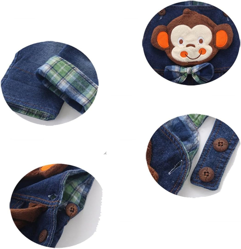 Baby & Toddler Boys Jean Overalls Pants Set