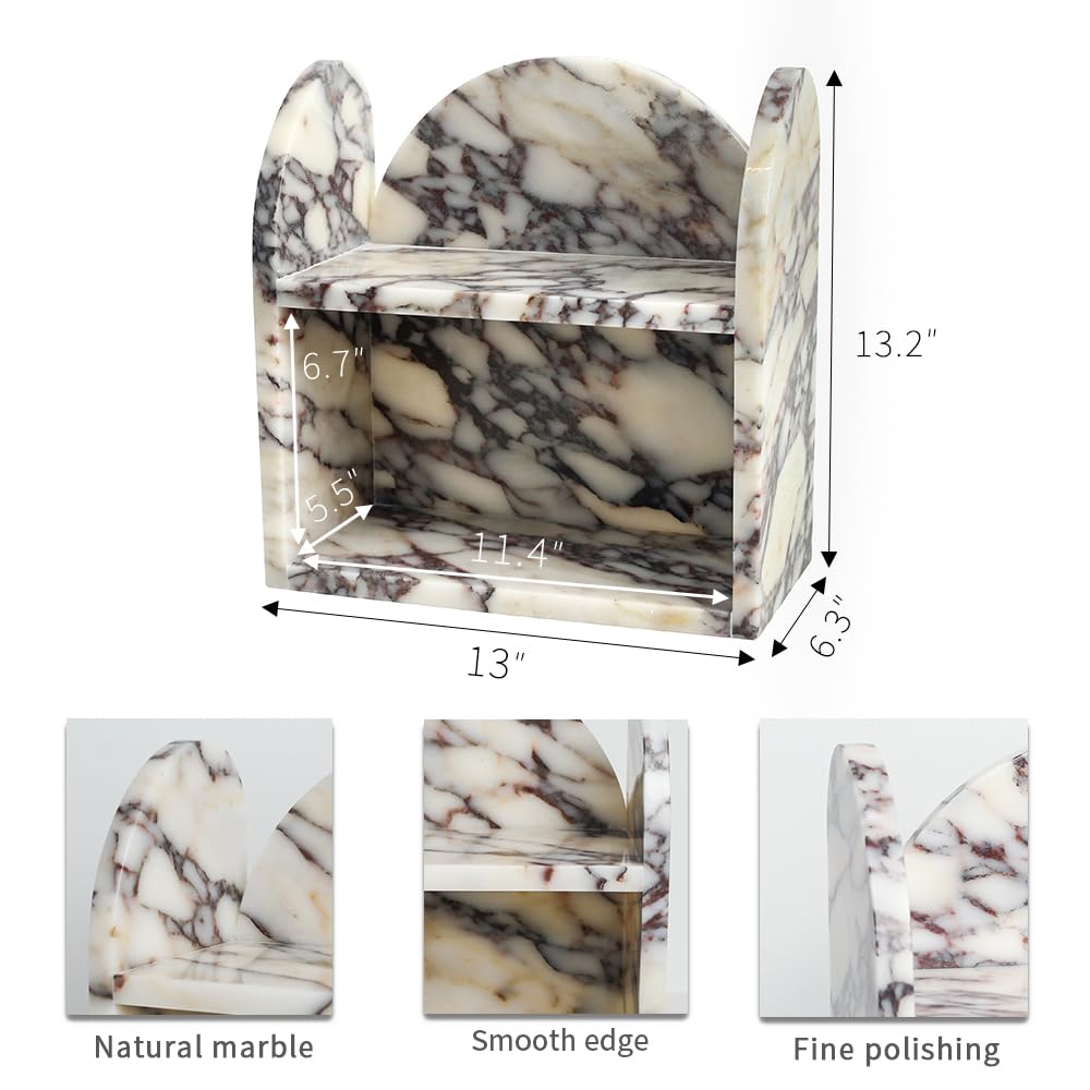 Marble Shelf Bathroom Counter Organizer and Storage 2-Tier