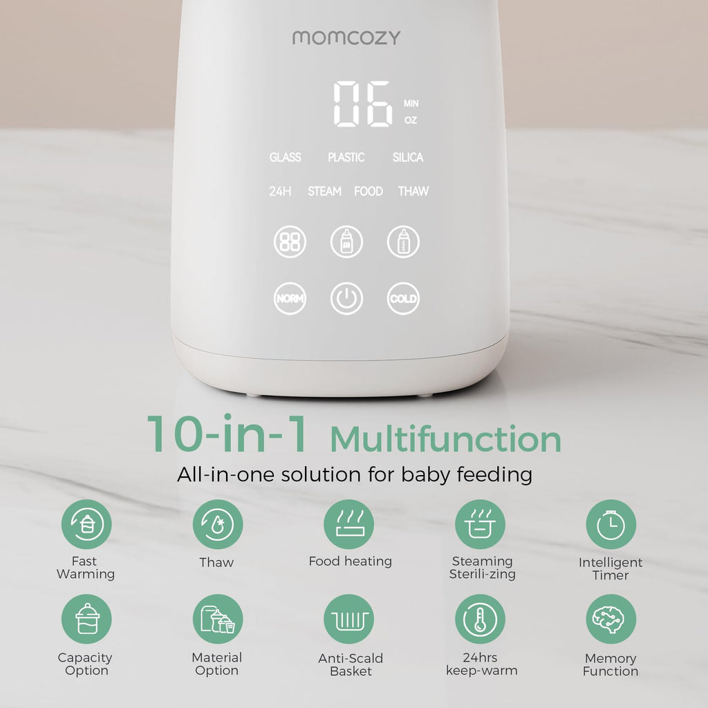 Bottle Warmer for Baby, Fast Heating Breastmilk for All Bottles