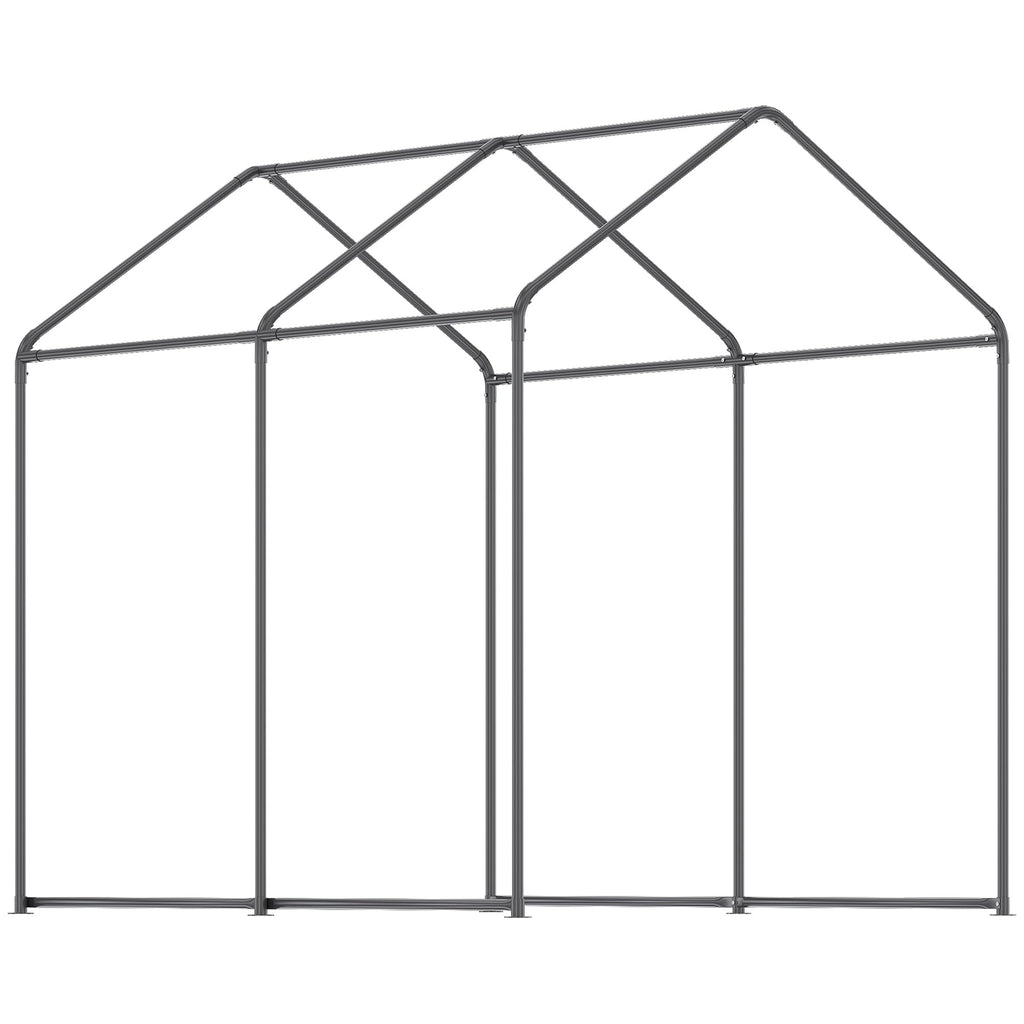 8' x 6' x 7.5' Walk-in Greenhouse Outdoor Gardening Canopy White