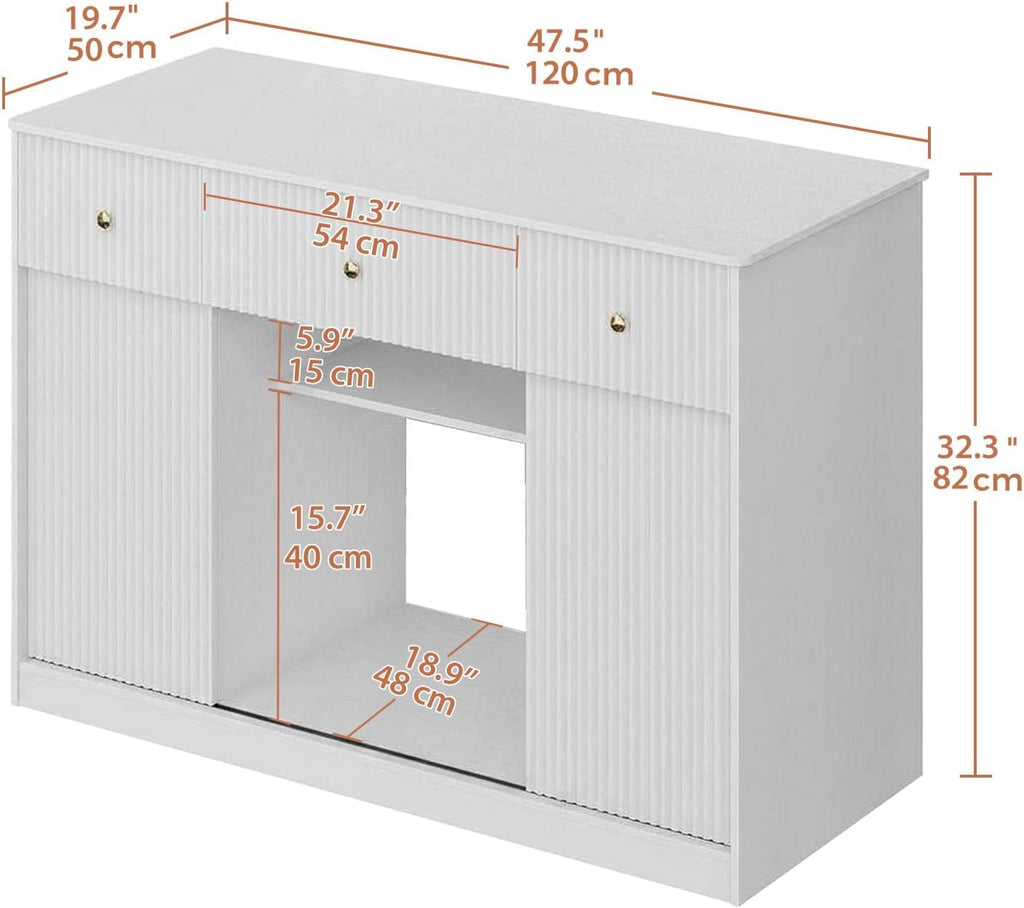 55-75 Gallon Fish Tank Stand, Aquarium Stand with Power Outlet
