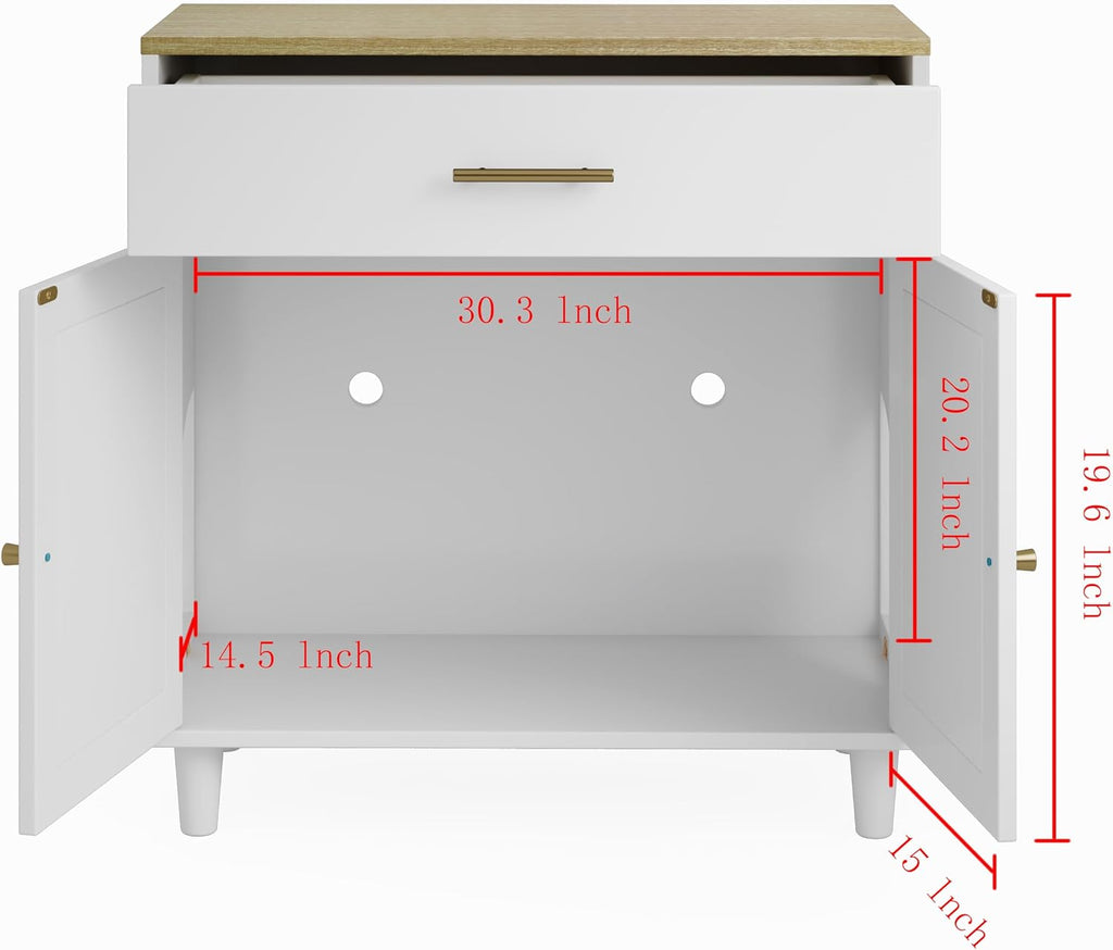 Hidden Cat Litter Box Enclosure with Scratch Pad & Storage Cabinet