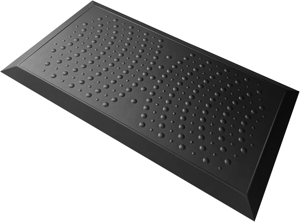 1" Extra Thick Anti Fatigue Comfort Standing Mat | Kitchen Rug, Desk Mats,Massage Points, 140D high Density PU Foam