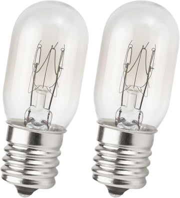 Microwave Bulb 110-130V Wide Voltage E17 T7 110-130V 25W,2 Pack