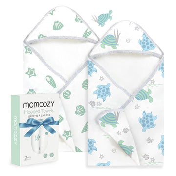Baby Towels, Soft Absorbent Bath Towel for Newborn&Toddler,Turtle
