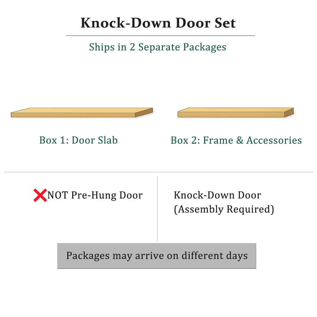 Fiberglass Front Doors Exterior, 36 x 80 Black Entry Door Right Hand Inswing with Brickmould, Vinyl Frame, Woodgrain