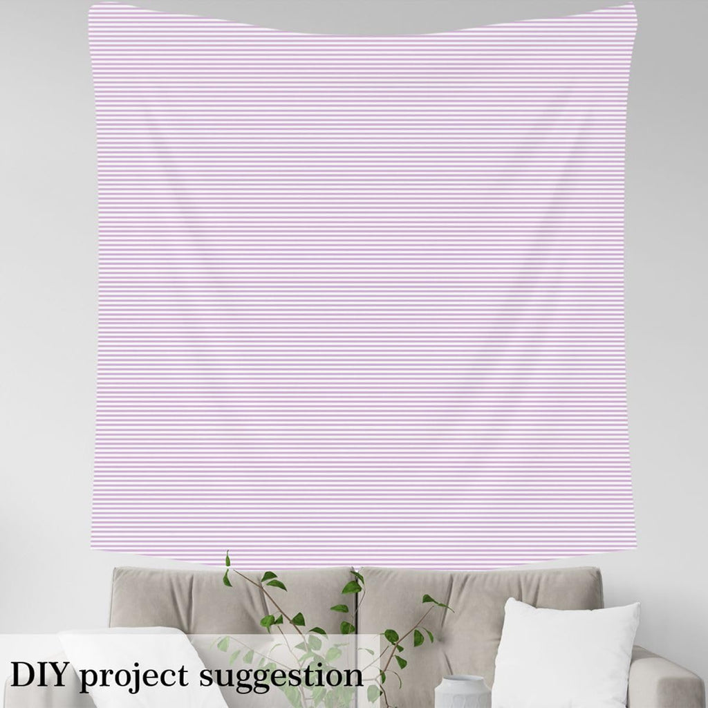 Purple Lines Fabric by The Yard White Purple Patchwork Stripes Fabrics for Sewing Supplies Simple Geometric Line