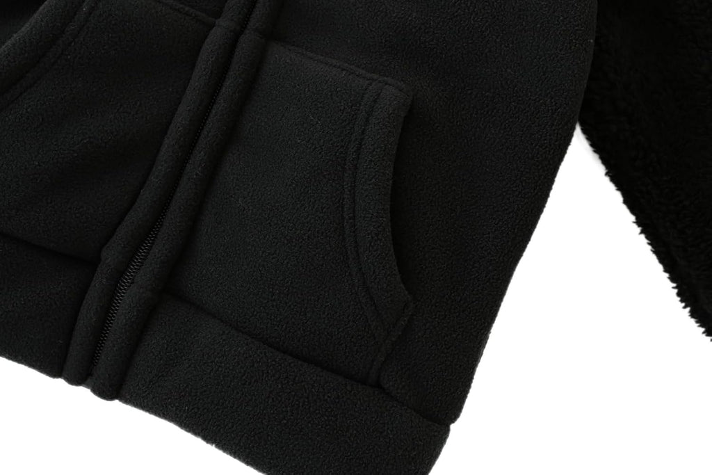 Toddler Winter Coats Baby Boys Girls Fuzzy Sherpa Fleece Jackets