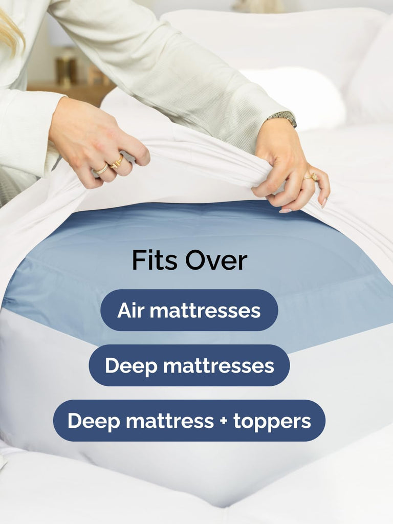 Extra Deep King Sheet Set - 4 Piece Breathable & Cooling Bed Sheets - Easily Fits 18 to 24 inch Mattress - Ultra