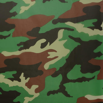 Fabric, Camo Waterproof Ripstop Nylon Fabric 40D, 60x39 Inches, Lightweight, PU Coating, Airtight Fabric for Kite