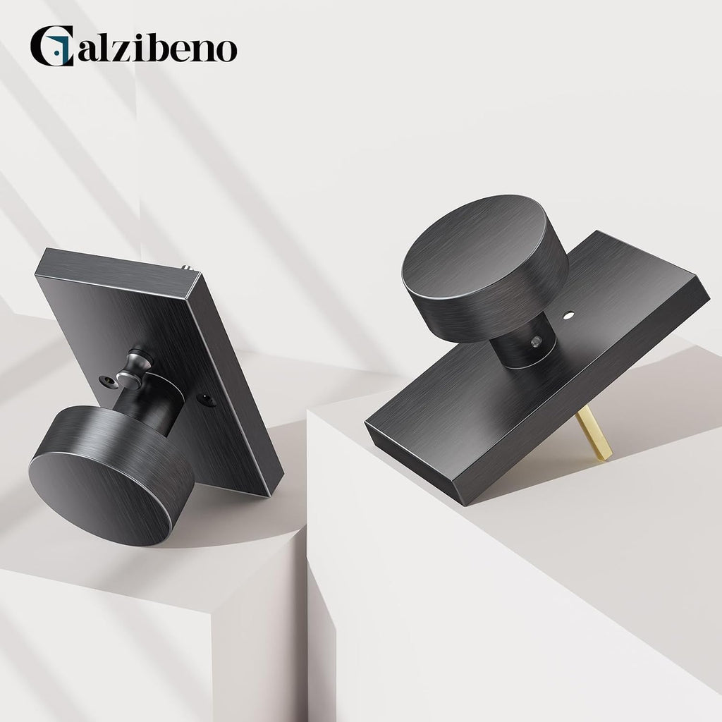 Privacy Satin Chrome Door Knobs