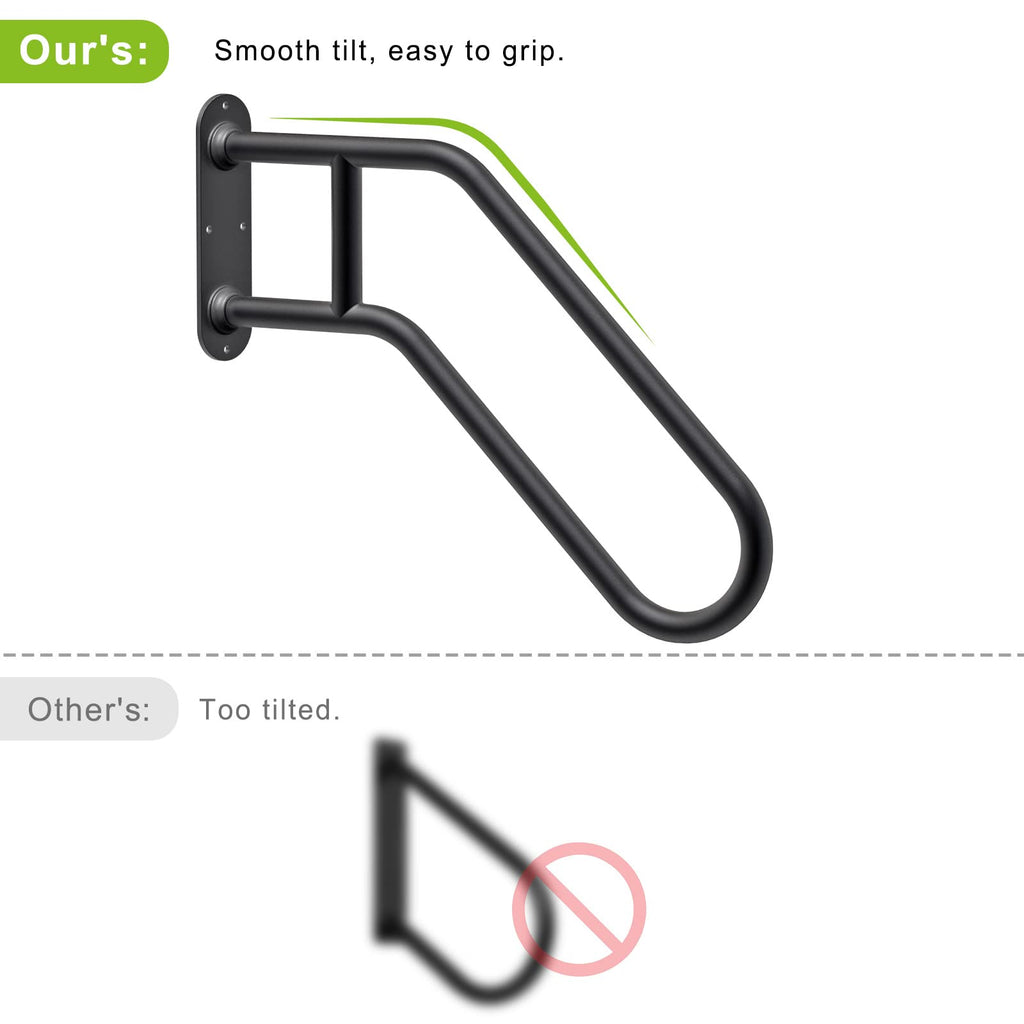 Heavy Duty Wall Mount Handrails for Indoor Outdoor 1-3 Steps