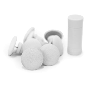 White Magnetic Duvet Clips with Magnetic Key for Easy Removal. Pack of 8 Comforter Fasteners That are Safe Locking
