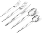Silverware Set, 30-Piece Flatware Set Cutlery Set Premium 18/10 Stainless Steel, Tableware Include Forks Knives Spoons