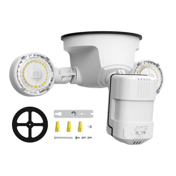 15W Motion Sensor Outdoor Lights, IP65 5000K (White)