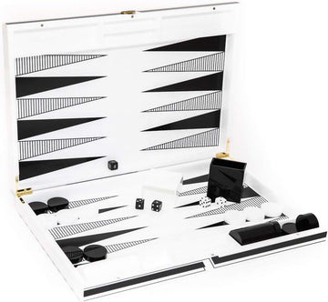 Knickerbocker Avenue Luxury Large Acrylic Backgammon Set 181/4"