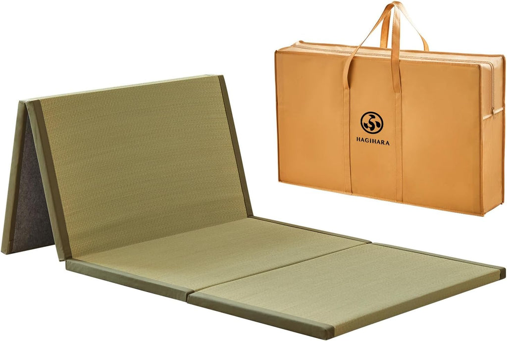 Japanese Tatami Mat, Folding Rush Grass Floor Mattress