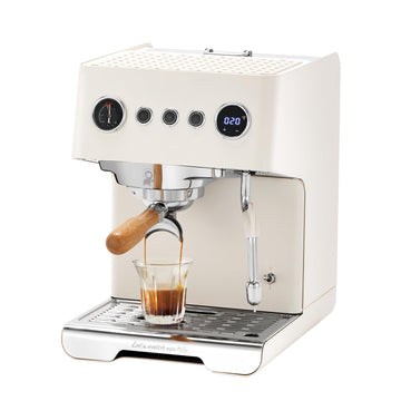 Espresso Machine, 15 Bar Professional Coffee Maker with Adjustable Pressure & Automatic Milk Frother, Dual PID