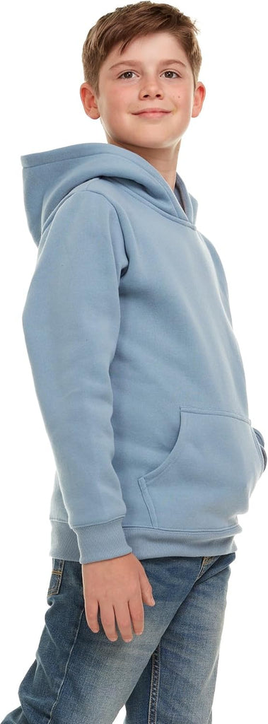 Boys Hoodies 3 Pack Fleece Pullover & Zip-Up Sweatshirts for Boys Kids Youth Plain Basic Everyday Wear