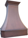 Copper Wall Mount Range Hood Baffle Filters