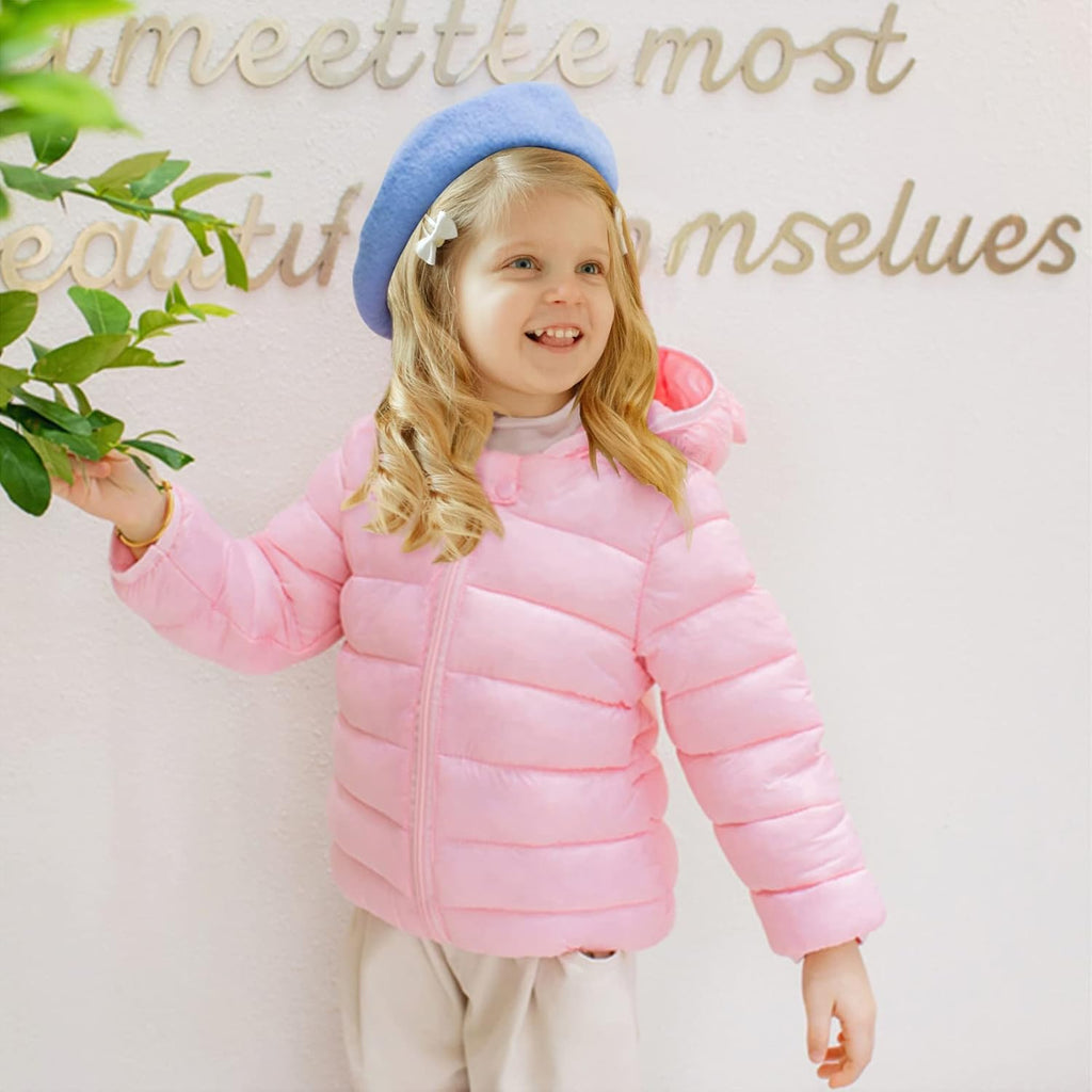 Baby Boys Girls Winter Coats Toddler Bear Hoods Down Jacket Infant Kids Light Puffer Padded Outwear