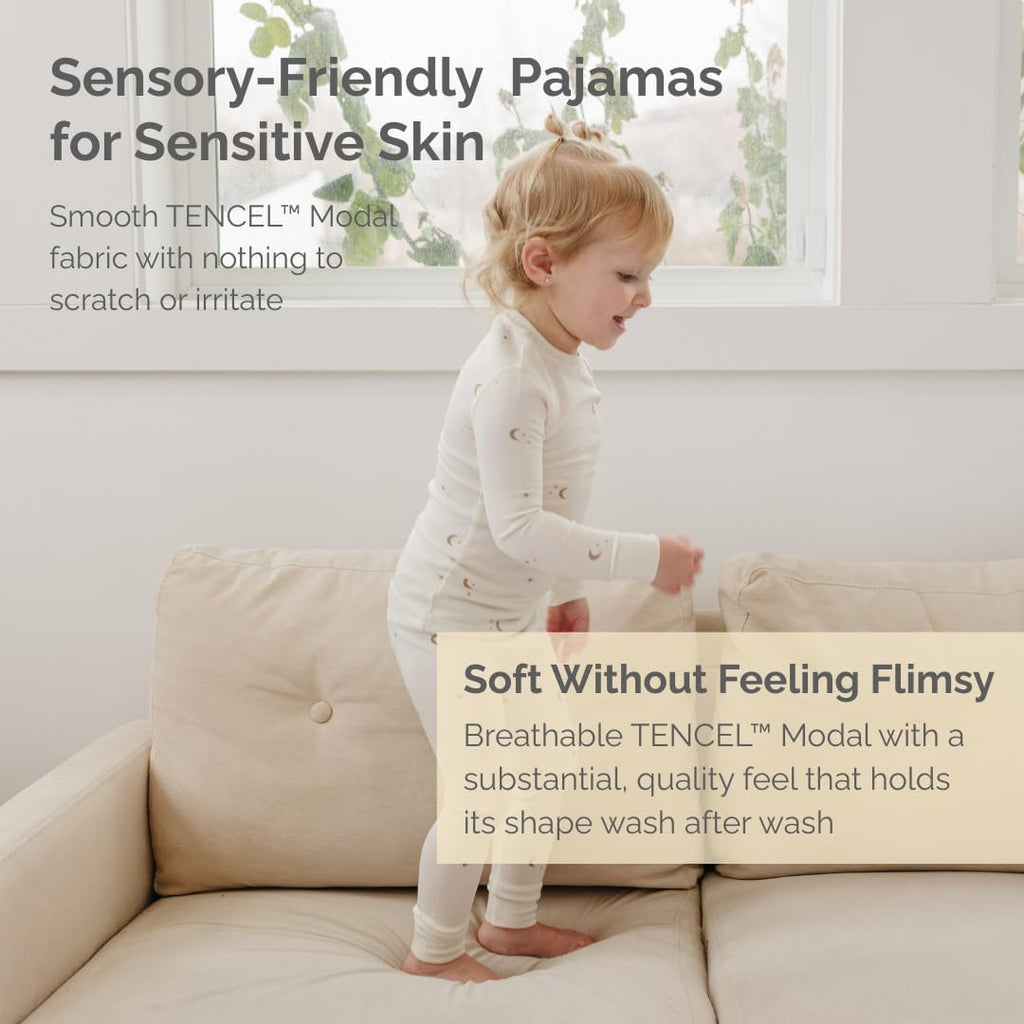 Toddler Pajamas - 2 Piece Set ( - ) Ultra-Soft Modal for Boys and Girls