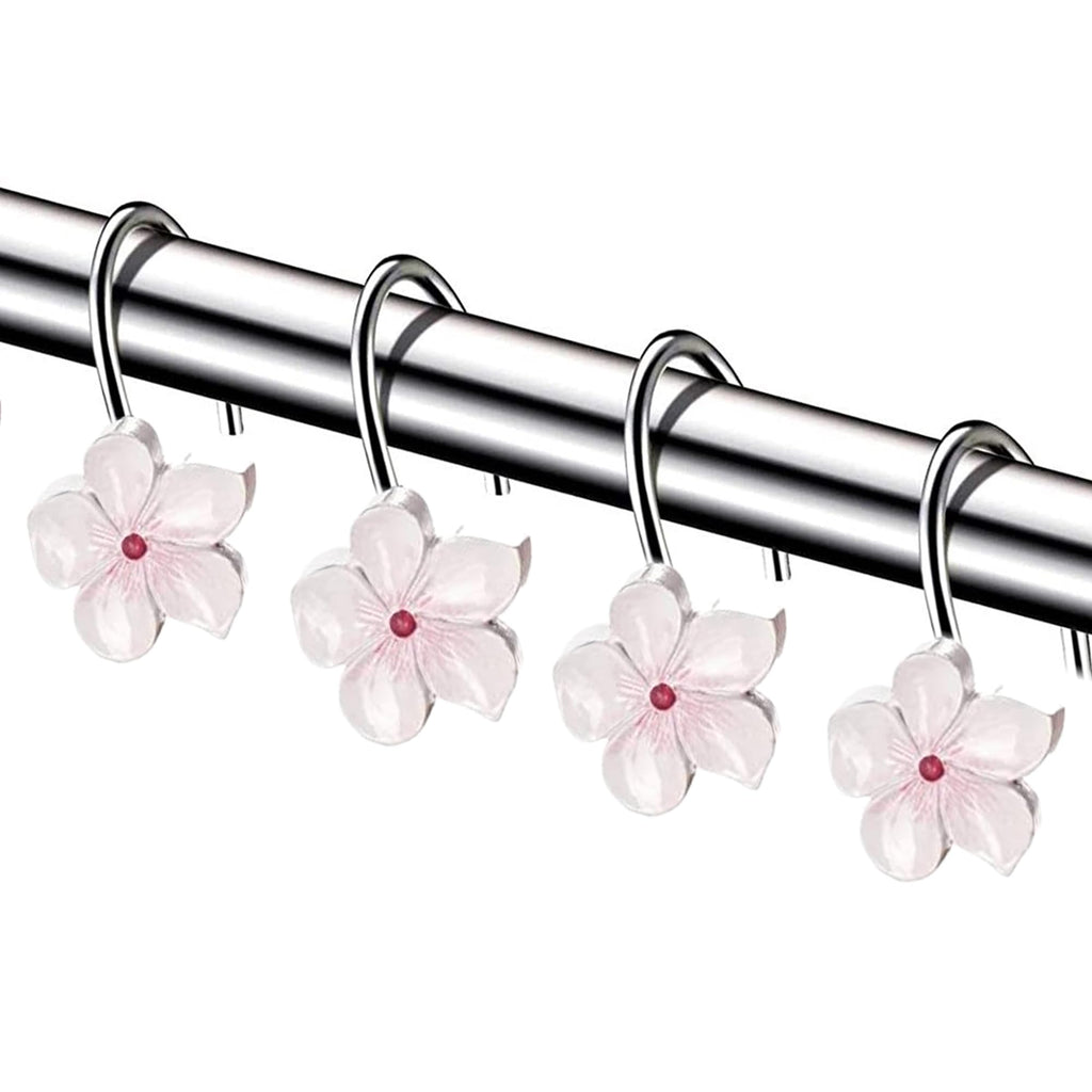 Vanda Shower Curtain Hooks Decorative | Set of 12