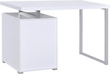 Coaster Home Furnishings Brennan Modern Contemporary Home Office 3-Drawer Writing Desk with Drawers Computer Desk