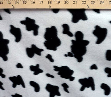 Polar Fleece Fabric Prints Animal Print Cow Print / 60" Wide/Sold by the Yard