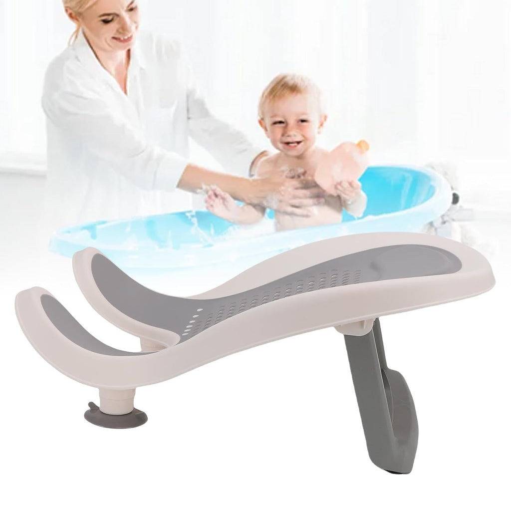 Butt Washing Basin, Portable Bath Tub with Strong Suction Cups and Foldable Stand for Newborn Bathing Support, Non