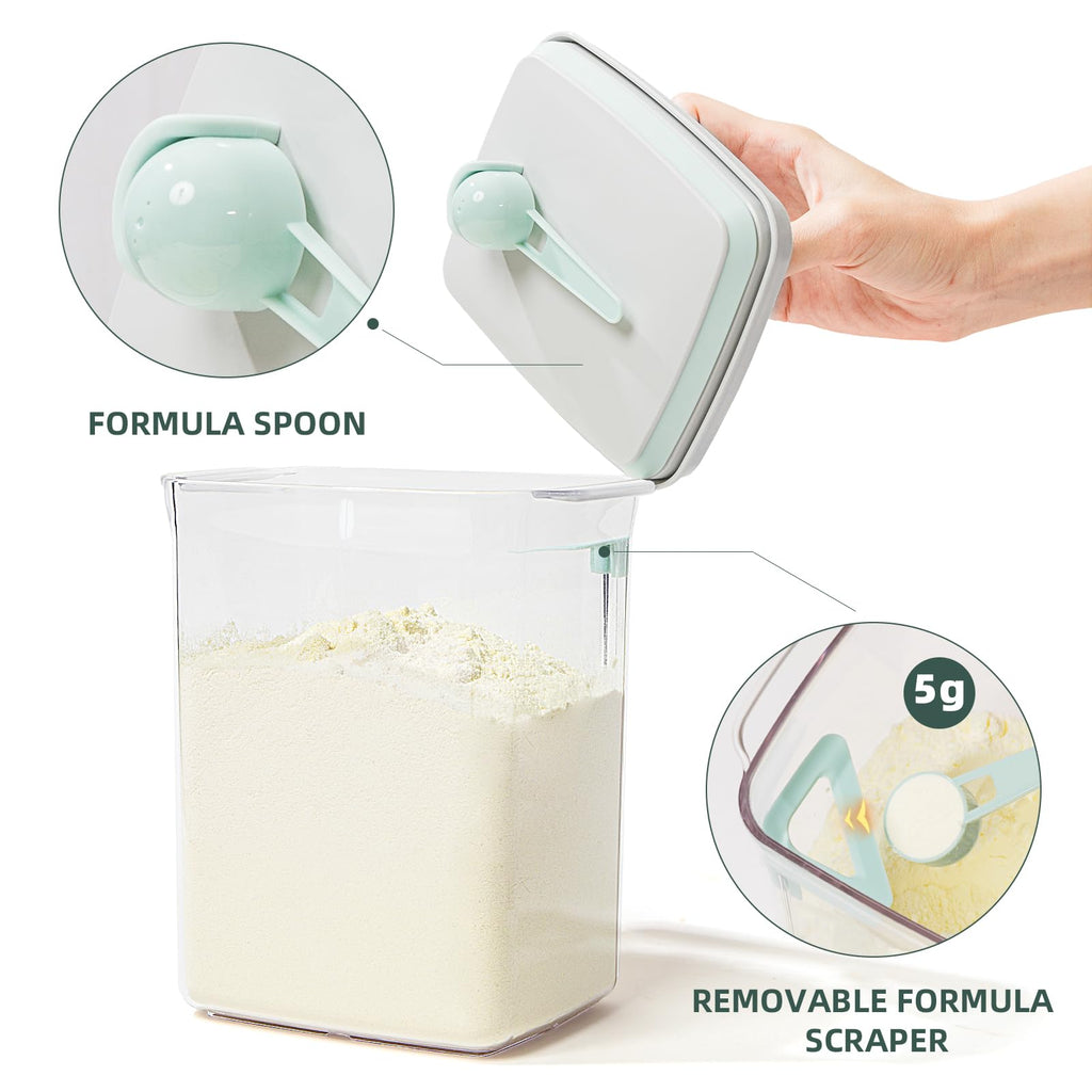 Formula Container, 2300ml Airtight Milk Powder Canister