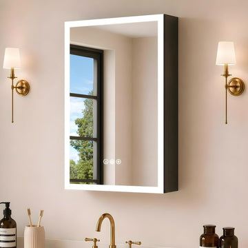 16 x 24 Inch LED Medicine Cabinet Mirror with Lights