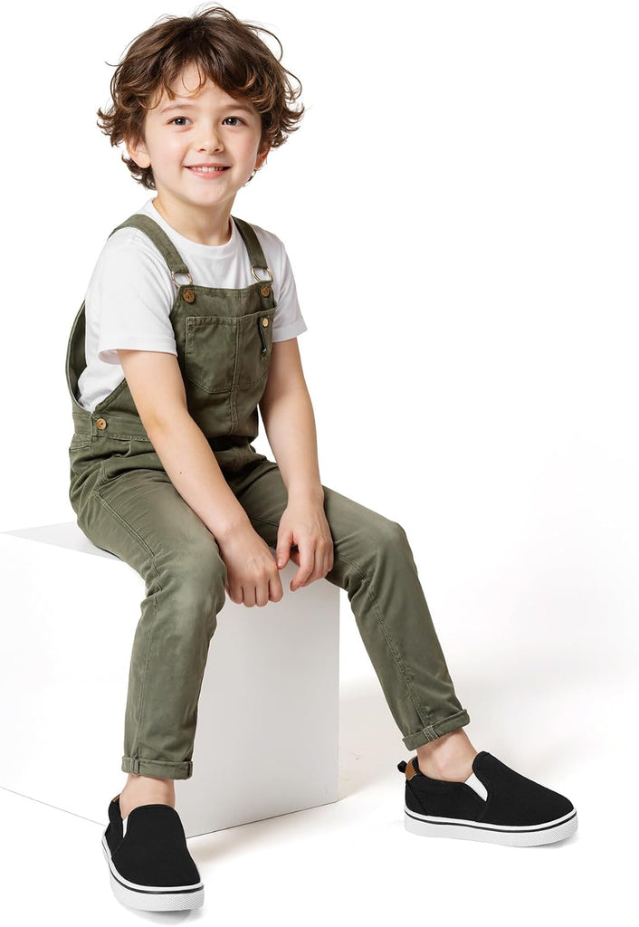 Toddler Sneakers for Girls Boys Slip On Canvas Walking Shoes