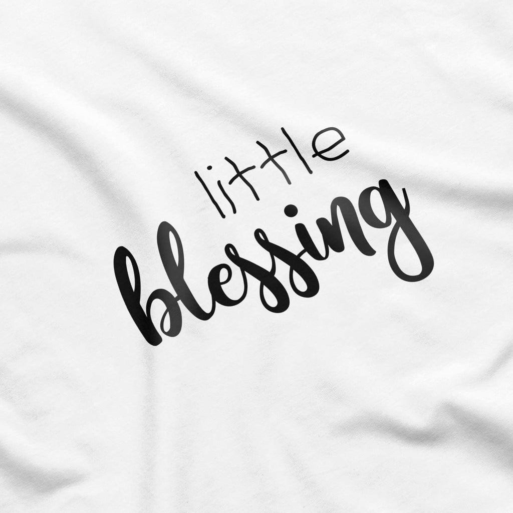 Organic Cotton Baby Onesie "Little Blessing" Infant Bodysuit, Soft Breathable Newborn Outfit, Unisex Baby Clothes