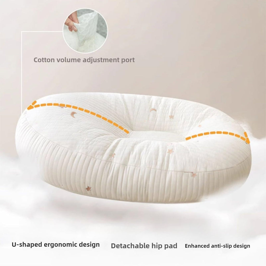 Lounge Pillow with Cotton Cover, Floor Pillow with Handle