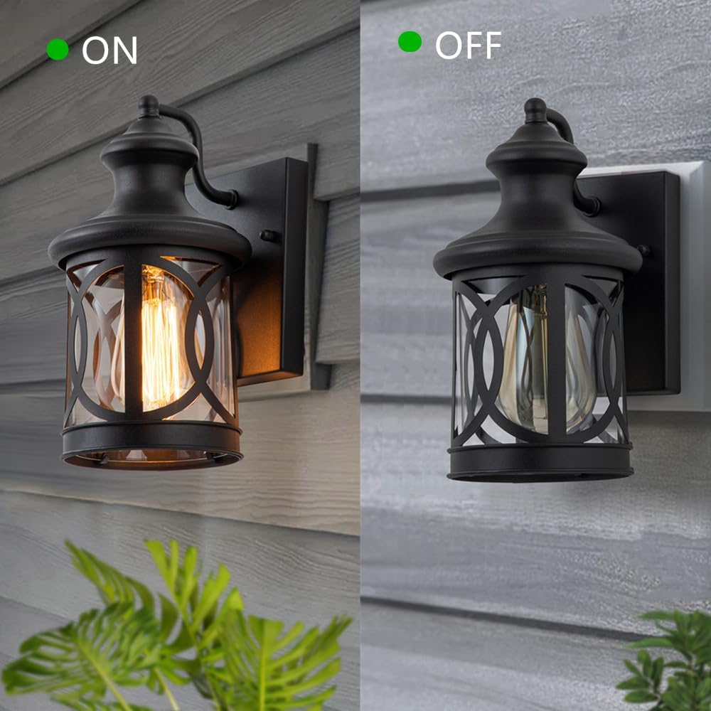 2-Pack Outdoor Wall Lights, Porch Lights, Waterproof Outdoor Wall Sconce