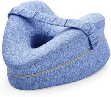 Knee & Leg Pillow for Side Sleepers | Memory Foam, Hip Alignment & Spine Support, No-Slip Elastic Leg Strap