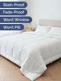 King, White Alternative Down Comforter - Warm, Lightweight & Breathable Hotel Quality Bedding Set for Men, Women
