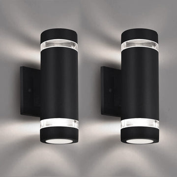 Outdoor Wall Sconce Lights, Dusk to Dawn Outdoor Exterior Lighting - ETL Listed, Modern Outside Patio Light Fixture