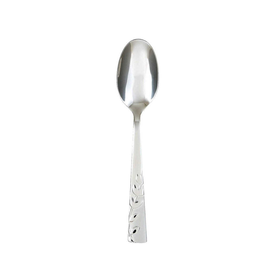 Silversmiths 268320R Blossom Sand 20-Piece Flatware Silverware Set, Service for 4, Stainless Steel, Includes