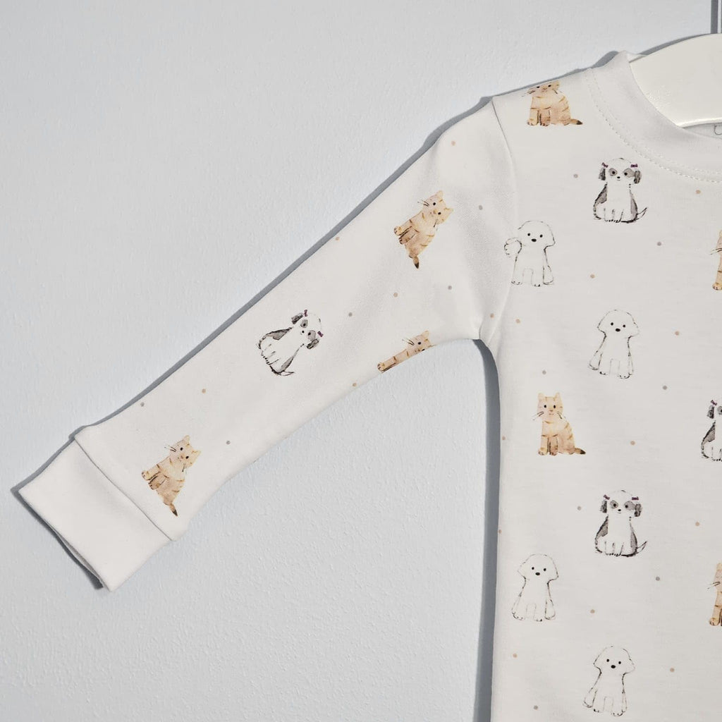 Two Piece Lounge Pants Set Snug-fit 100% Peruvian Pima Cotton - Baby Unisex
