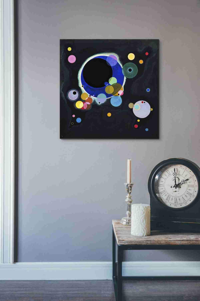 Several Circles' by Wassily Kandinsky Canvas Wall Art, 18" x 18"