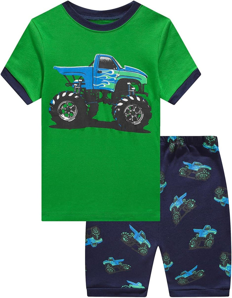 Bety Cotton Pajamas Boys Summer Short Sleeve Sets