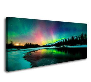 A Landscape Canvas Wall Art Framed Home Decor