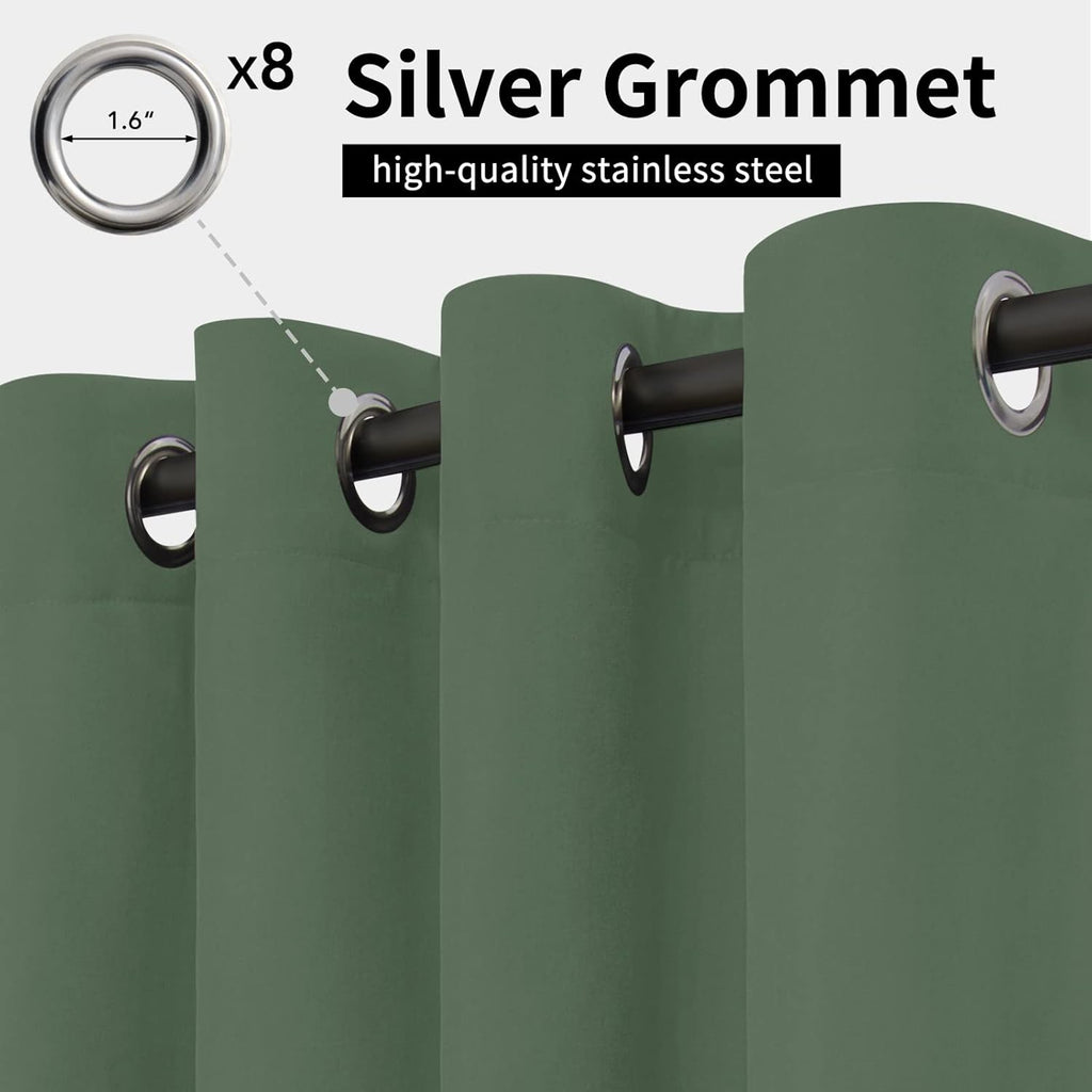 Outdoor Curtains Waterproof Windproof Weatherproof Curtain f - Image 2