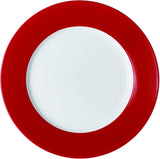 Kenna Red 16-Piece Porcelain Dinnerware Set, Service for 4