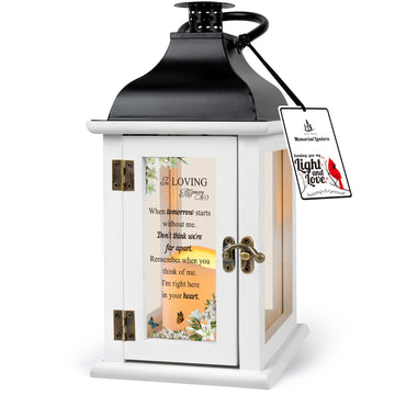 Memorial Lantern - Bereavement Sympathy Gifts for Loss of Loved One