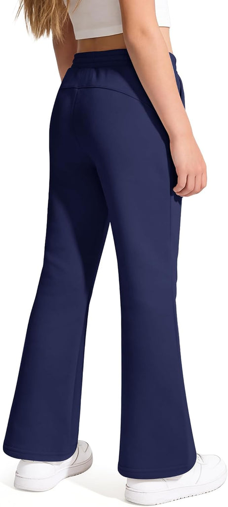 Girls Uniform Pants Flare Sweatpants Joggers Pants Preppy Clothes